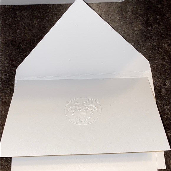 Hermes gift box w/ Hermes blank card and envelope - Picture 6 of 6